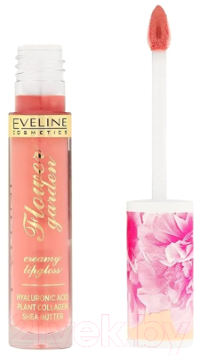 Блеск для губ Eveline Cosmetics Flower Garden Кремовый тон 02 (4.5мл)