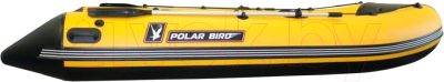 Надувная лодка Polar Bird Merlin PB- 360M ПБ59 НДНД (черный/желтый)