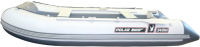 Надувная лодка Polar Bird Merlin PB-385M ПБ62 НДНД (серый/белый) - 