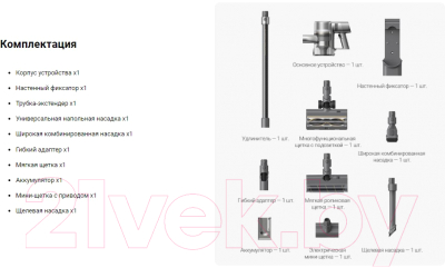 Вертикальный пылесос Dreame R20 Cordless Vacuum Cleaner / VTV97A