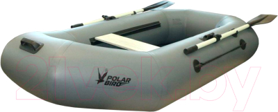 Надувная лодка Polar Bird Чирок PB- 230 Т СС ПБ101 слань стеклокомпозит (серый)