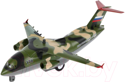 Самолет игрушечный Технопарк Военно-транспортный / PLANE-20SLMIL-GN