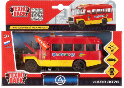 Автобус игрушечный Технопарк КАВЗ Игрушки / CT10-069-6