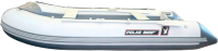 Надувная лодка Polar Bird Merlin PB-340M ПБ32 стеклокомпозит (серый/белый) - 