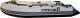 Надувная лодка Polar Bird Merlin PB-340M ПБ34 стеклокомпозит (черный/белый) - 
