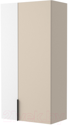 Шкаф для ванной Дабер 022 / Ш22.0.0.17Ч (бежевый/черный)
