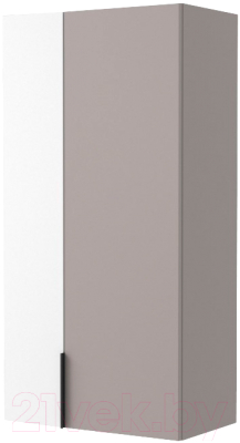 Шкаф для ванной Дабер 022 / Ш22.0.0.4Ч (серый/черный)