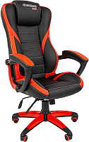 Кресло геймерское Chairman Game 22 (черный/красный) - 