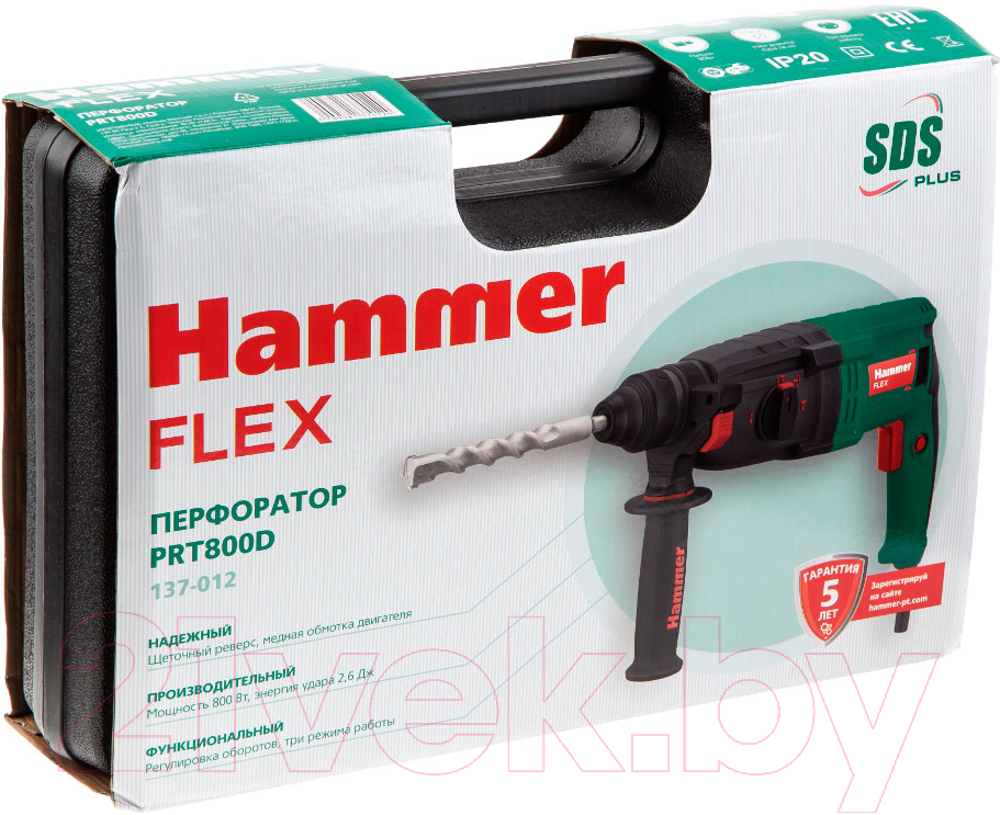 Перфоратор Hammer Flex PRT800D