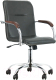 Кресло офисное ПМК Самба КС 2 / PMK 000.458 (черный/локти дерево темное) - 