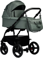 Детская универсальная коляска INDIGO Impulse Eco 2 в 1 (Ie 01, шалфей кожа/шалфей) - 