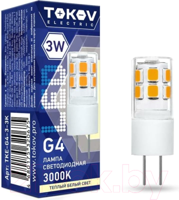Лампа Tokov Electric TKE-G4-3-3K