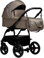 Детская универсальная коляска INDIGO Impulse Eco 2 в 1 (Ie 05, темно-бежевая кожа/темно-бежевый) - 