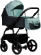 Детская универсальная коляска INDIGO Impulse Eco 2 в 1 (Ie 07, серая кожа/шалфей) - 