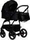 Детская универсальная коляска INDIGO Impulse Eco 2 в 1 (Ie 08, черная кожа/черный) - 