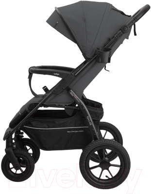 Детская прогулочная коляска INDIGO Epica XL Air (темно-серый)