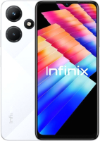 Смартфон Infinix Hot 30i 4GB/64GB / X669D (кристально-белый) - 