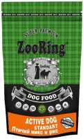 Сухой корм для собак ZooRing Active Dog Standart Птичий микс и рис 425228 (2кг) - 