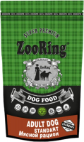 Сухой корм для собак ZooRing Adult Dog Standart Мясной рацион 425266 (2кг) - 
