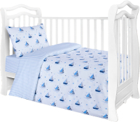 Комплект постельный для малышей АДЕЛЬ Kids Кораблик 9578696 - 