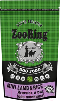 Сухой корм для собак ZooRing Mini Lamb&Rice 424795 (0.7кг)