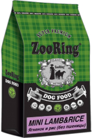 Сухой корм для собак ZooRing Mini Lamb&Rice 425013 (10кг) - 