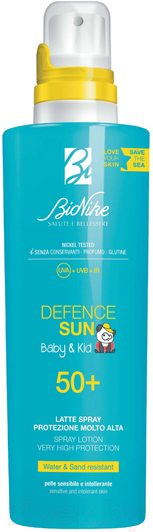 Лосьон солнцезащитный BioNike Для детей Defence Sun Baby&Kid Spray Lotion 50+