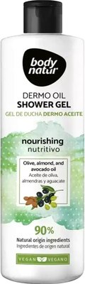 

Гель для душа, Dermo Oil Shower Gel Олива, Миндаль и Масло авокадо