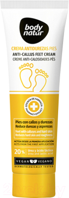 Крем для ног Body Natur Anti-Callus Feet Cream Смягчающий (50мл)