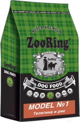 Сухой корм для собак ZooRing Model №1 Телятина и рис 424719 (10кг)