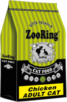 Сухой корм для кошек ZooRing Adult Cat Chicken 425747 (10кг) - 