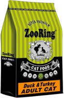 Сухой корм для кошек ZooRing Adult Cat Duck&Turkey 425761 (10кг) - 