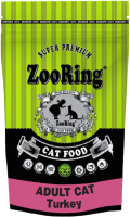 Сухой корм для кошек ZooRing Adult Cat Turkey 210108 (1.5кг) - 