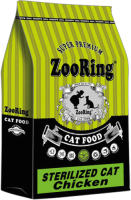 Сухой корм для кошек ZooRing Sterilized Cat Chicken 425839 (10кг) - 