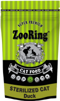 Сухой корм для кошек ZooRing Sterilized Cat Duck 210146 (1.5кг) - 