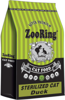 Сухой корм для кошек ZooRing Sterilized Cat Duck 425815 (10кг) - 