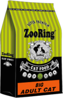 Сухой корм для кошек ZooRing Big Adult Cat 319341 (10кг) - 