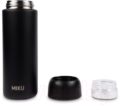 Термос для напитков Miku TH-MGT-550B (550мл, черный)