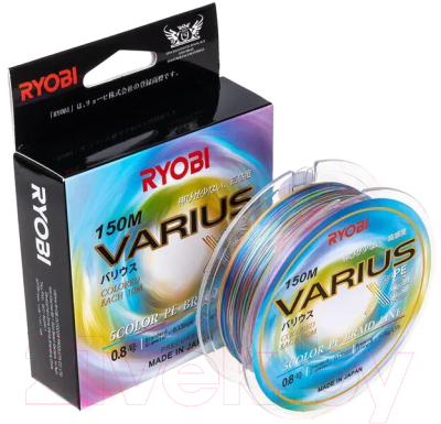 Леска плетеная Ryobi Varius PE8X-150MI 0.148мм (Multi Colour)