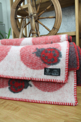 Одеяло для малышей Klippan Божья коровка 100x140 (красный)