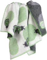 Одеяло для малышей Klippan Божья коровка 100x140 (зеленый) - 
