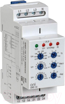 Реле контроля фаз ONI ORF-10-127-265VAC