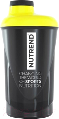 Изображение товара Шейкер спортивный Nutrend NT81797 (600мл, черный/желтый)