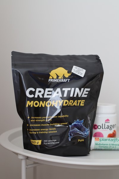 Креатин Prime Kraft Monohydrate Micronized 100% Pure (500г, без вкуса, пакет)