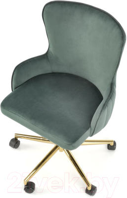 Кресло офисное Halmar Timoteo (темно-зеленый)