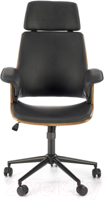 Кресло офисное Halmar Weber (ореховый/черный)