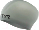 Шапочка для плавания TYR Long Hair Wrinkle-Free Silicone Cap / LCSL-019 (серый) - 