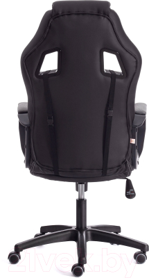 Кресло геймерское Tetchair Driver 22 кожзам/ткань (черный/серый, 36-6/TW-12)