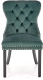 Миниатюра изображения товара Стул Halmar Miya (темно-зеленый/черный)