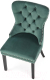 Миниатюра изображения товара Стул Halmar Miya (темно-зеленый/черный)